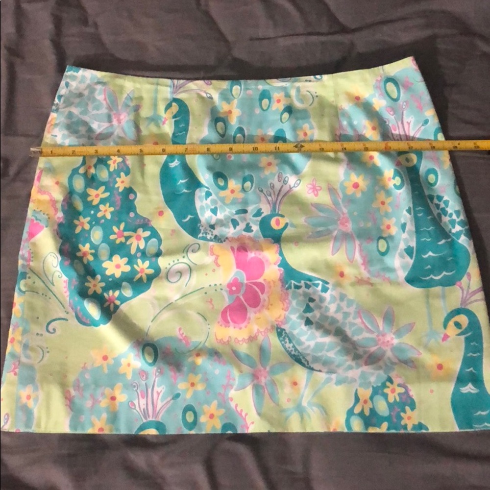 EUC peacock skirt
